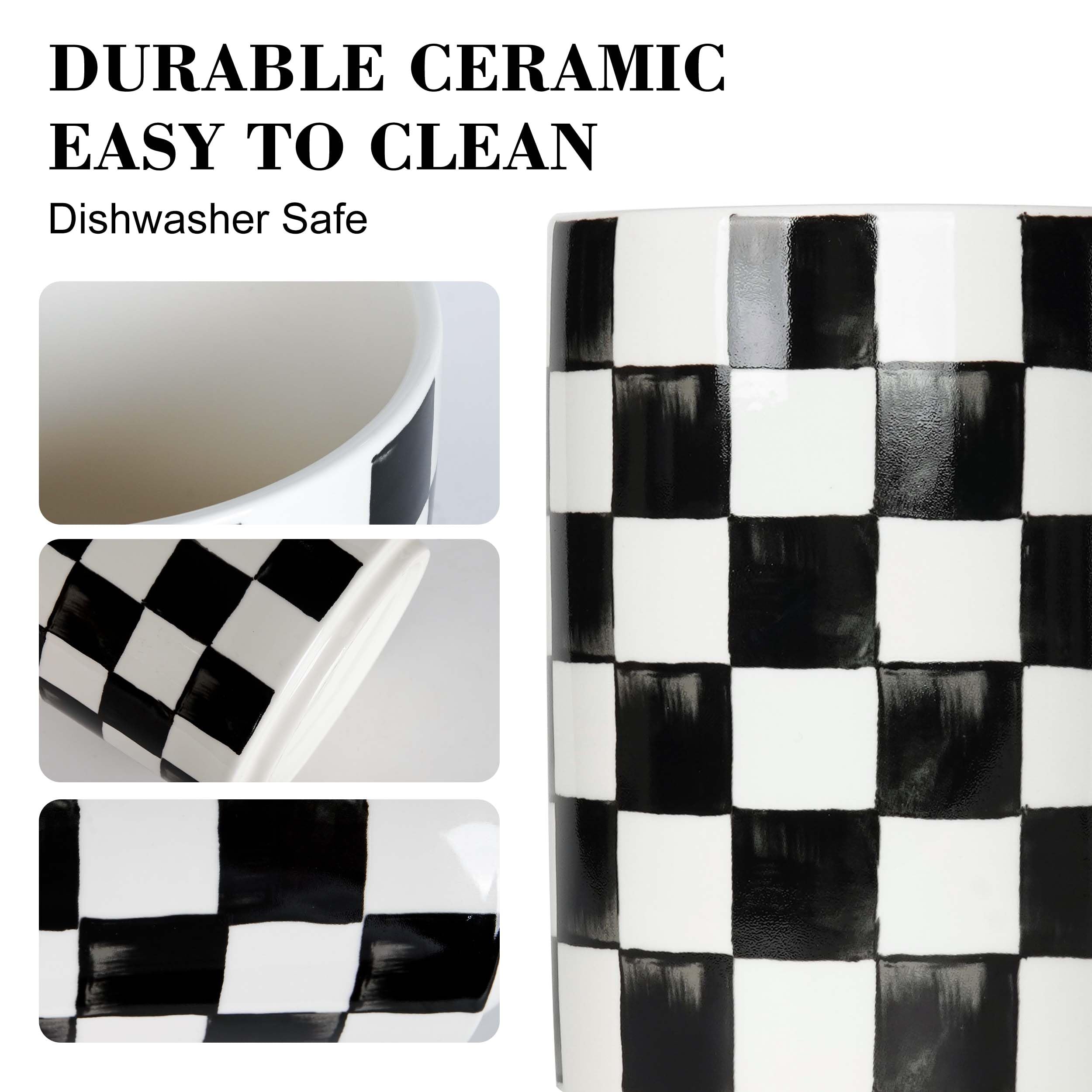 Quuavio Glazed ceramic closeup shows smooth surface easy to wipe
