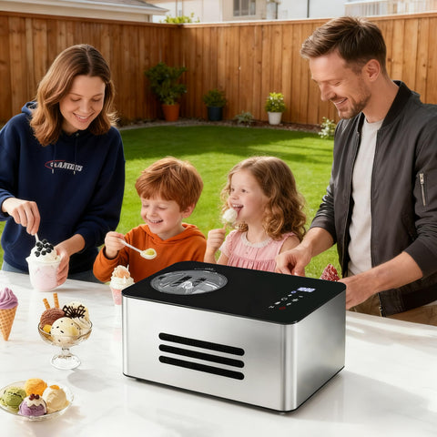 QUWRI kitchen-countertop-compact fits neatly on the counter for everyday use.