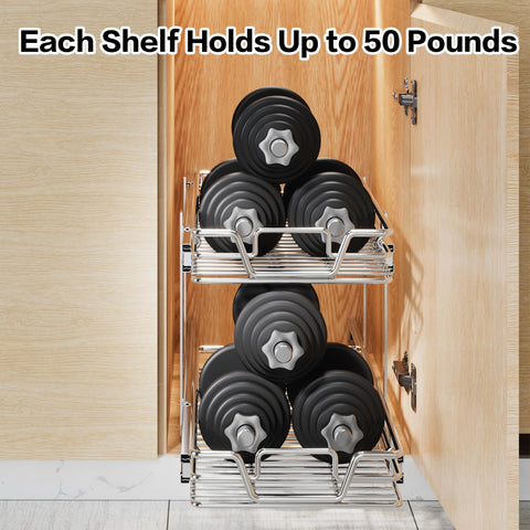 QUYUWU adjustable height mechanism fits various cabinet openings.