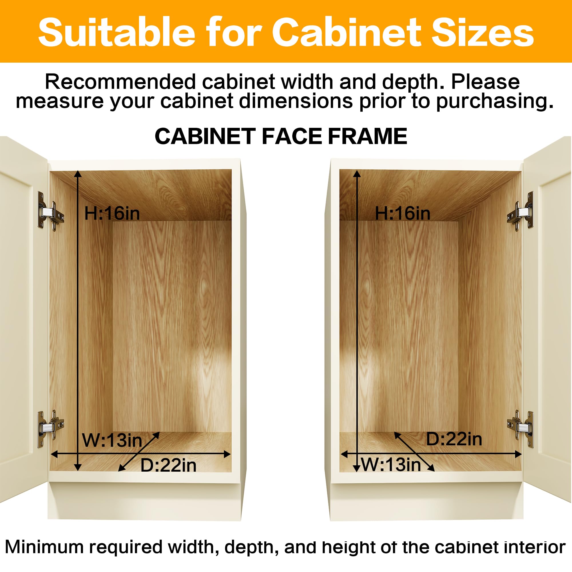 QUYUWU pantry storage basket loaded keeps items organized and visible.