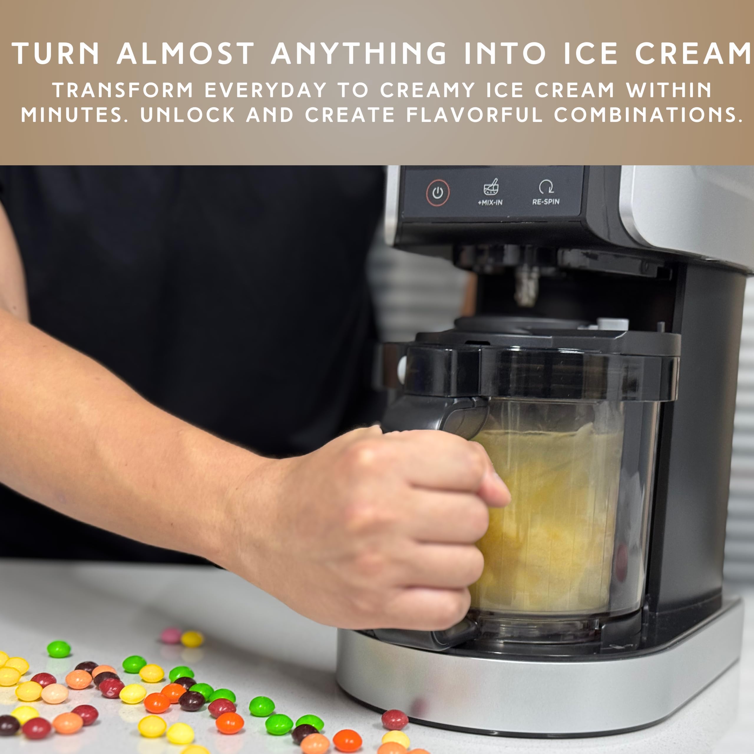 QVN Ninja Creami temperature-tolerant pint container withstands wide ranges.
