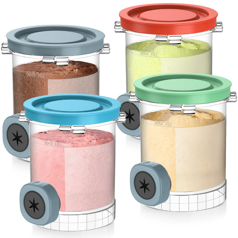 QVN Ninja Swirl Pint with transparent view aids quick identification of flavors