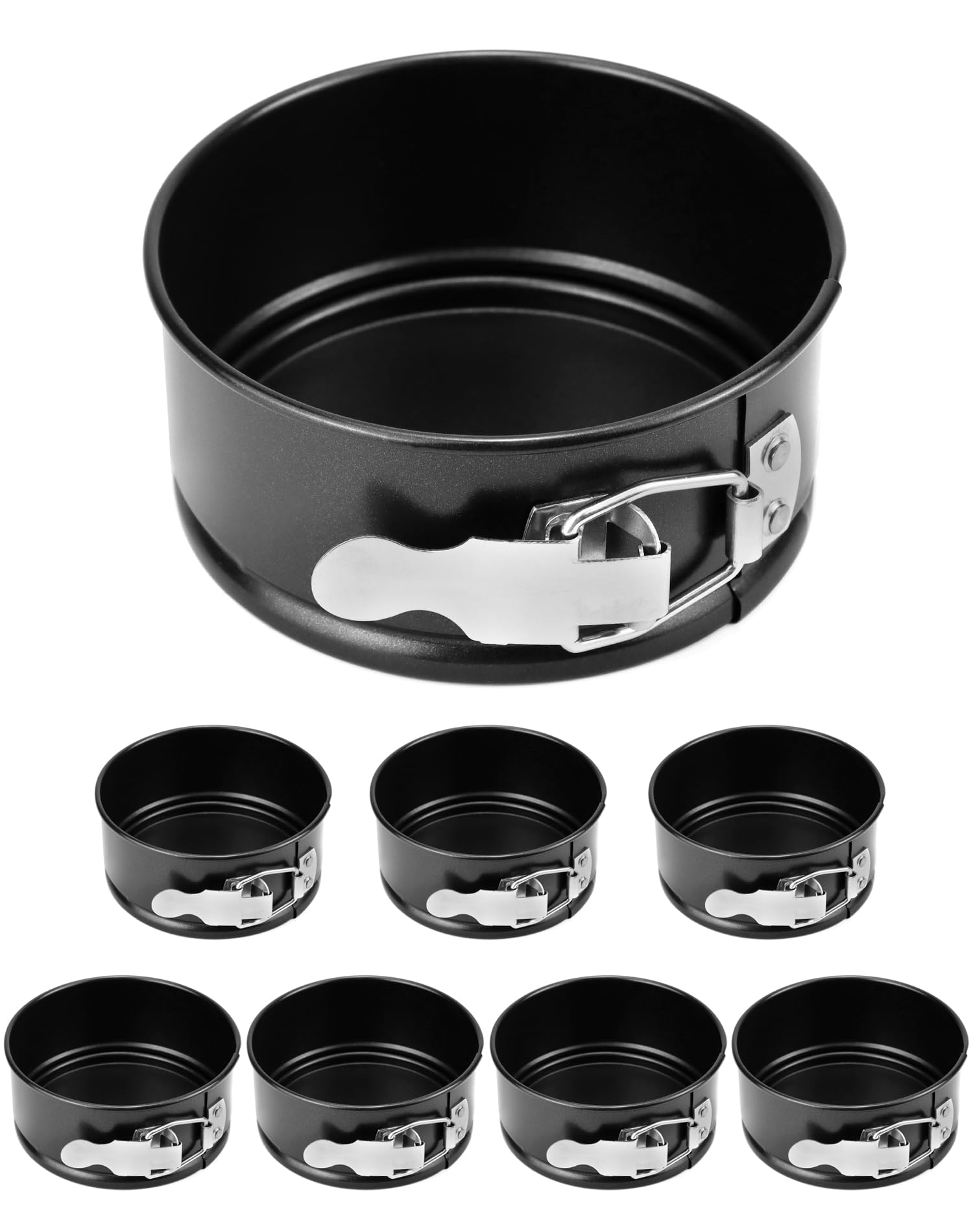 QWORK 4-inch springform pan with leakproof seal for perfect mini desserts.