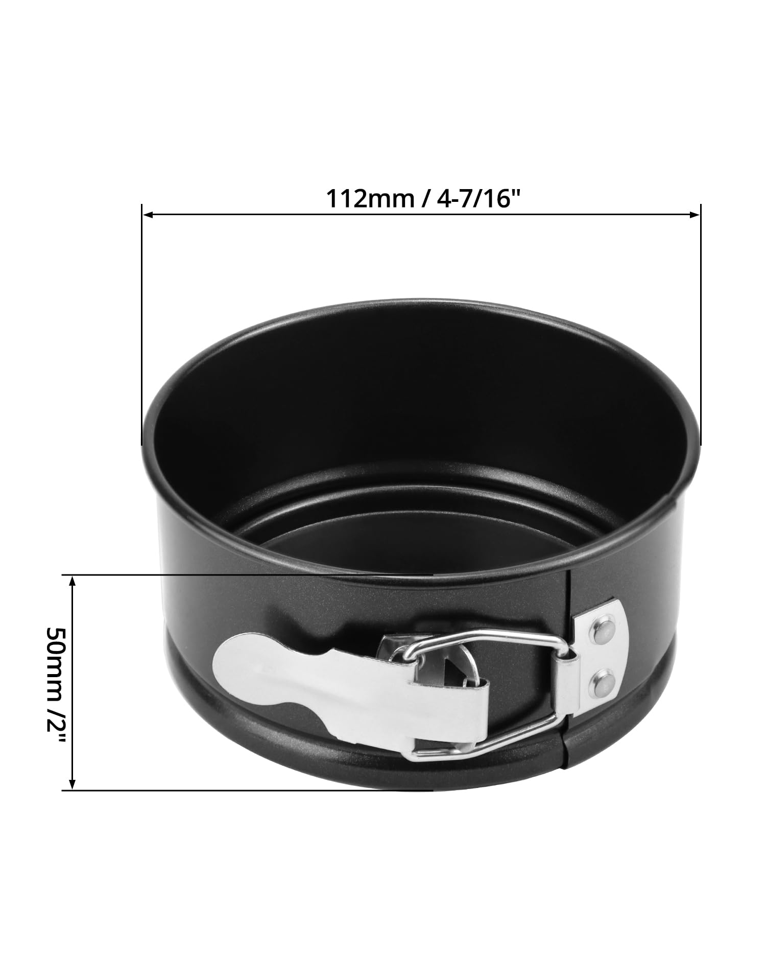 QWORK 4-inch springform pan ideal for mini cheesecakes and desserts.