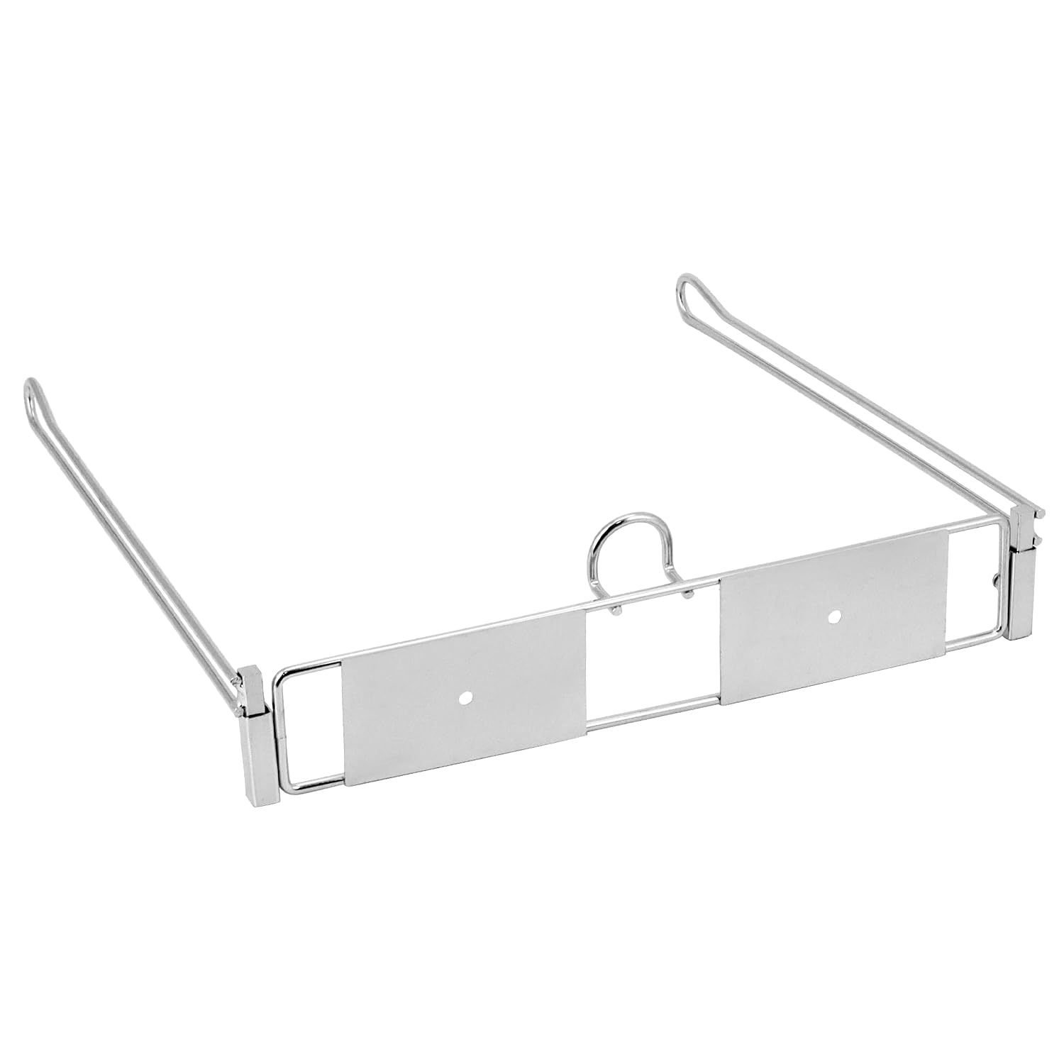 QWORK bag holder mounted on wall enables quick bag access.