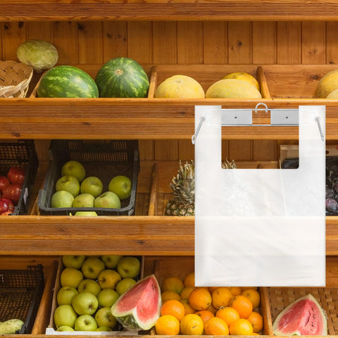 QWORK rack aids efficient checkout and backroom storage.