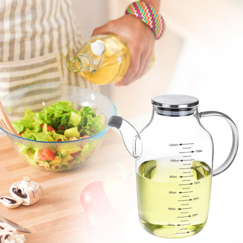 QWORK gift-ready oil dispenser with replacement support