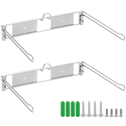 QWORK T-Shirt Bag Rack Holder assembly ready for sturdy bag storage.