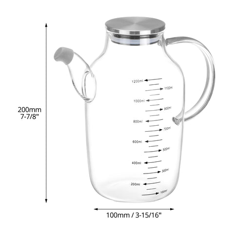 QWORK wide opening for easy refilling and cleaning