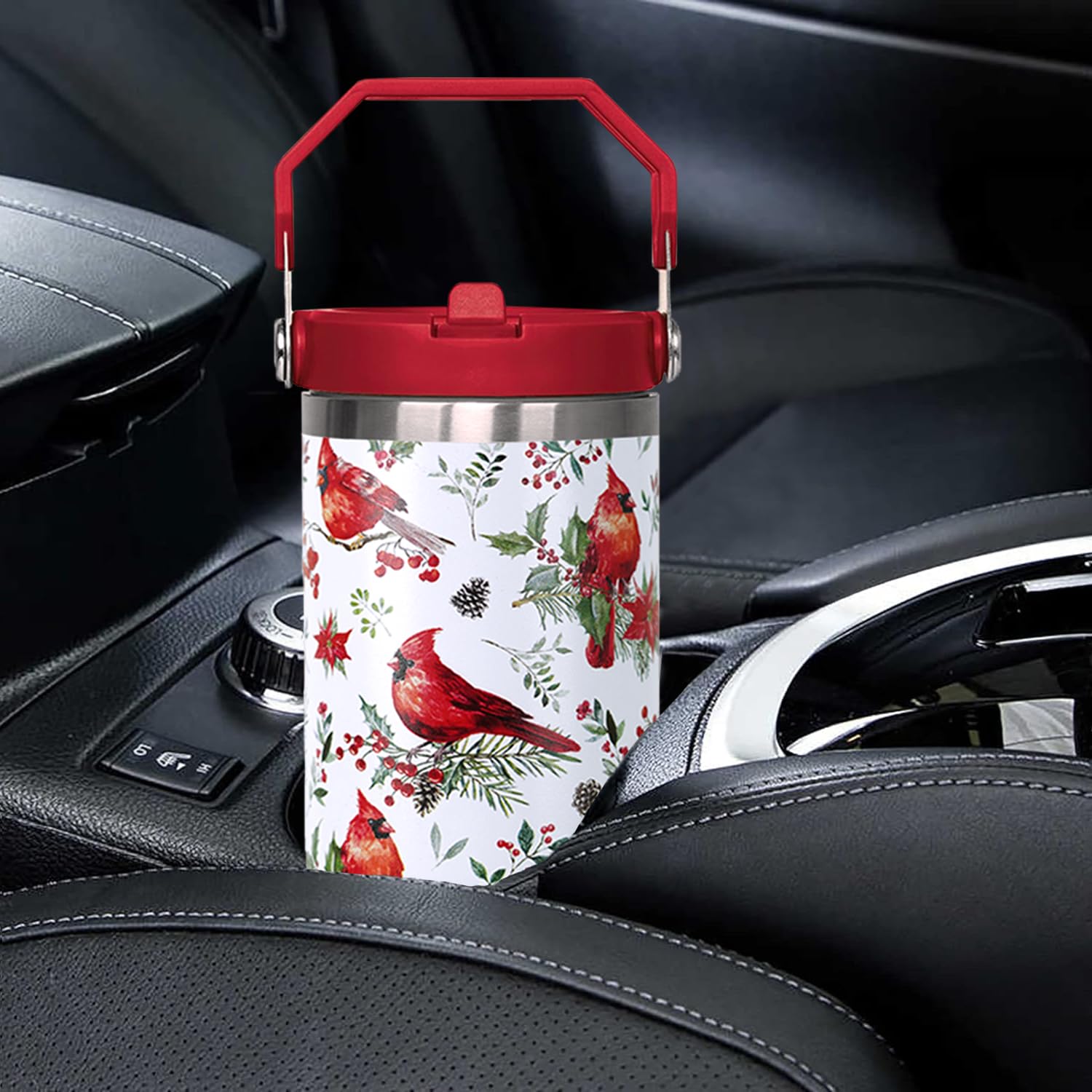 qwpmvhsak gift-ready cardinal tumbler ideal for Christmas gifts.