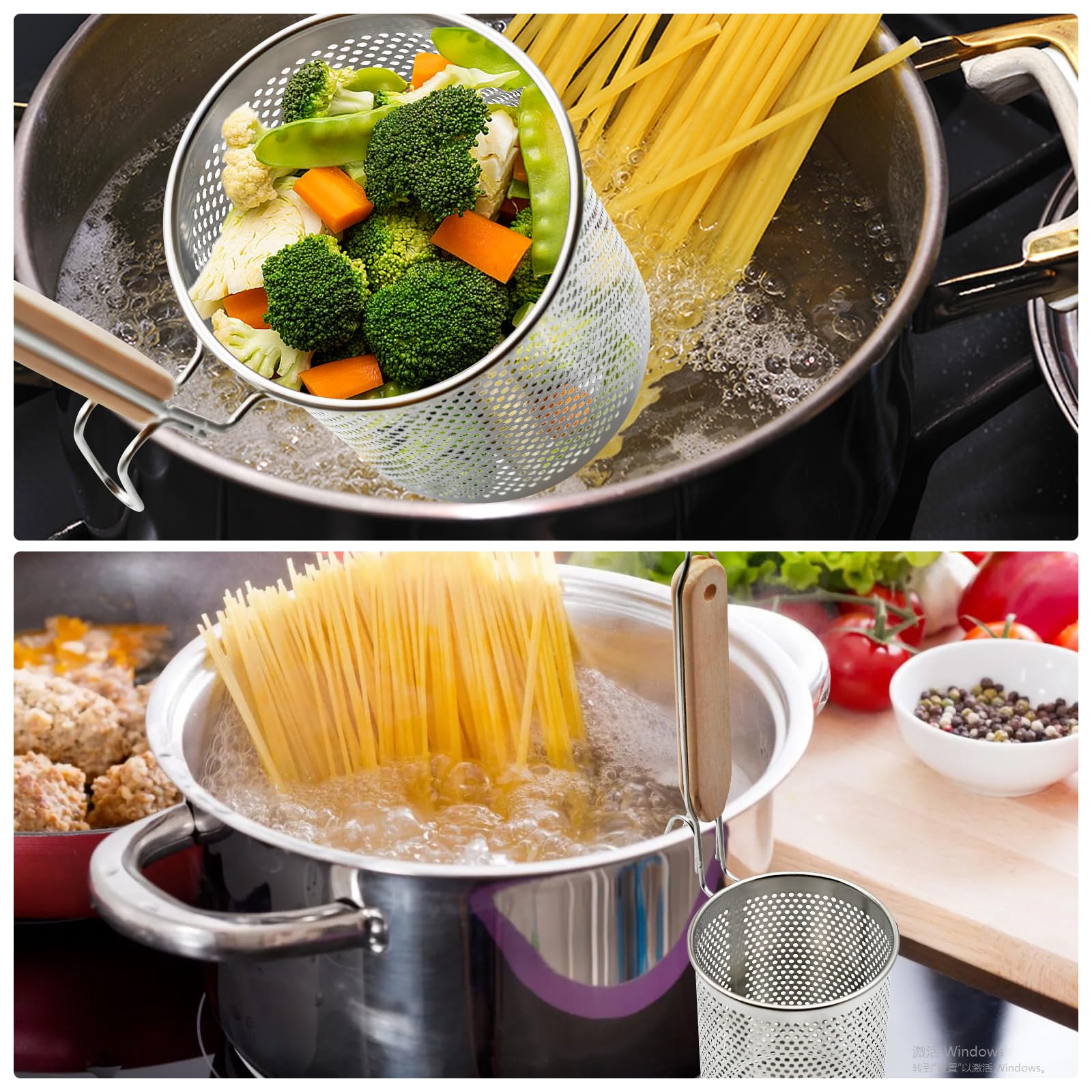 QYQRQF dishwasher-safe strainer ready for easy cleaning.