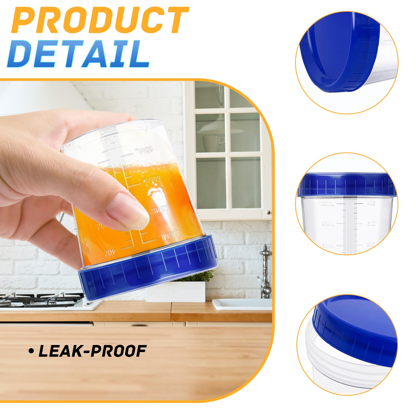 Qyyiguf screw lid design open for easy access to snacks and condiments.