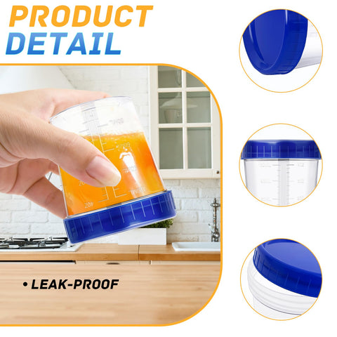 Qyyiguf screw lid design open for easy access to snacks and condiments.