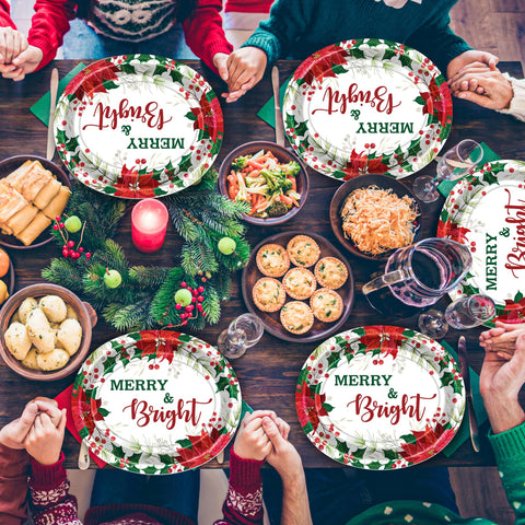 QZYL festive tableware suitable for Christmas gatherings and daily use.