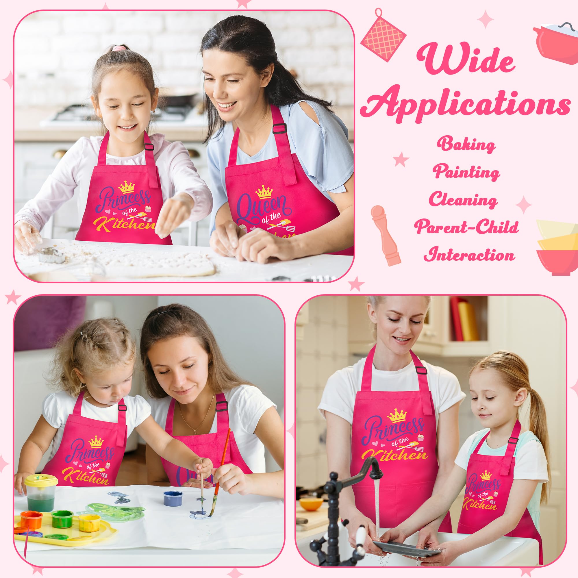 R HORSE adjustable neck strap apron ensuring comfortable fit for all ages