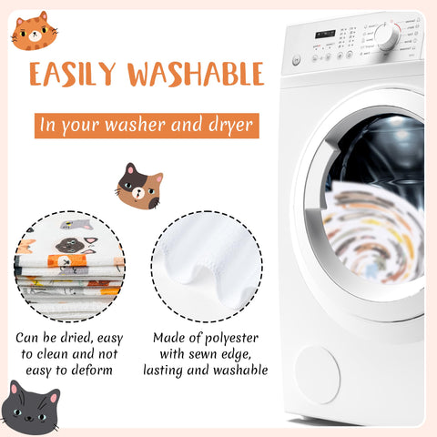 R HORSE cat dishcloths gift-ready set ideal for housewarmings and occasions.