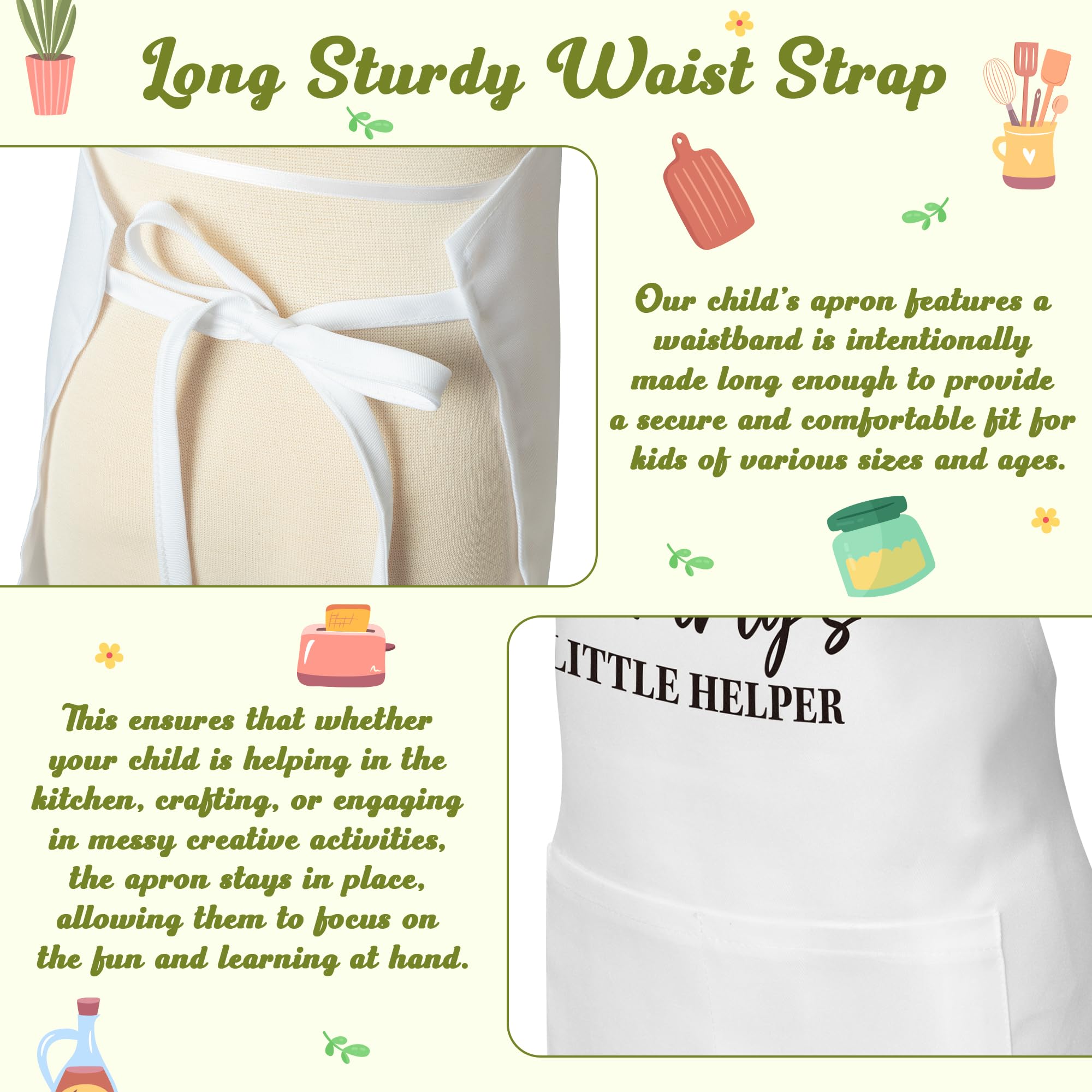 R HORSE lengthened waist ties fit a wide range of sizes.