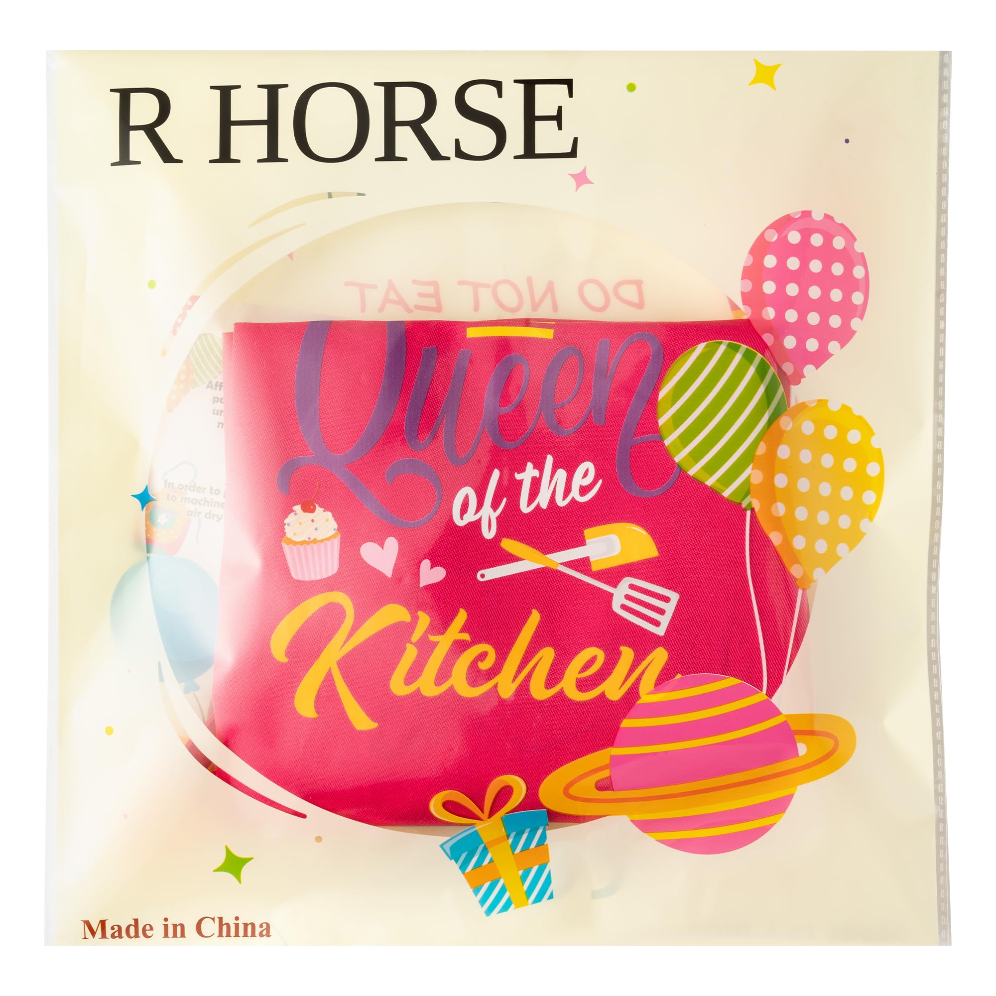 R HORSE mother-daughter gift apron suited for Mother's Day celebrations
