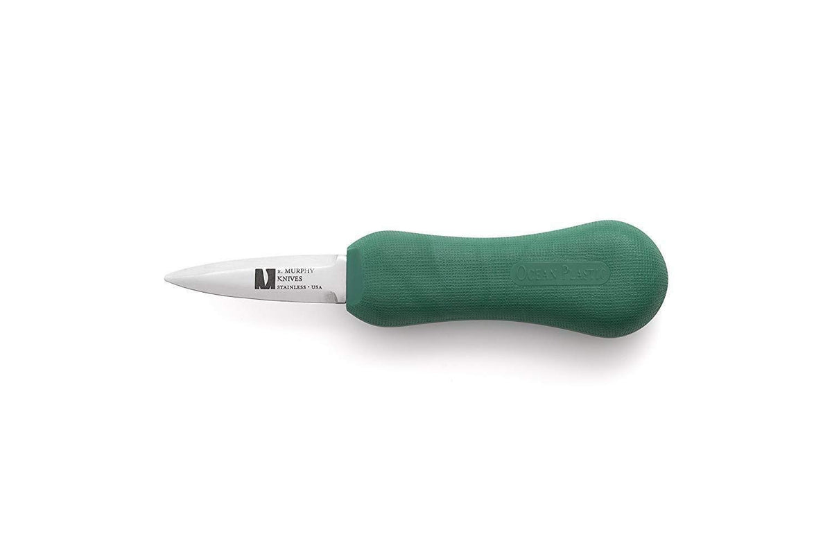 R. Murphy Ramelson Duxbury Oyster Knife blade-tip eases hinge entry for shucking