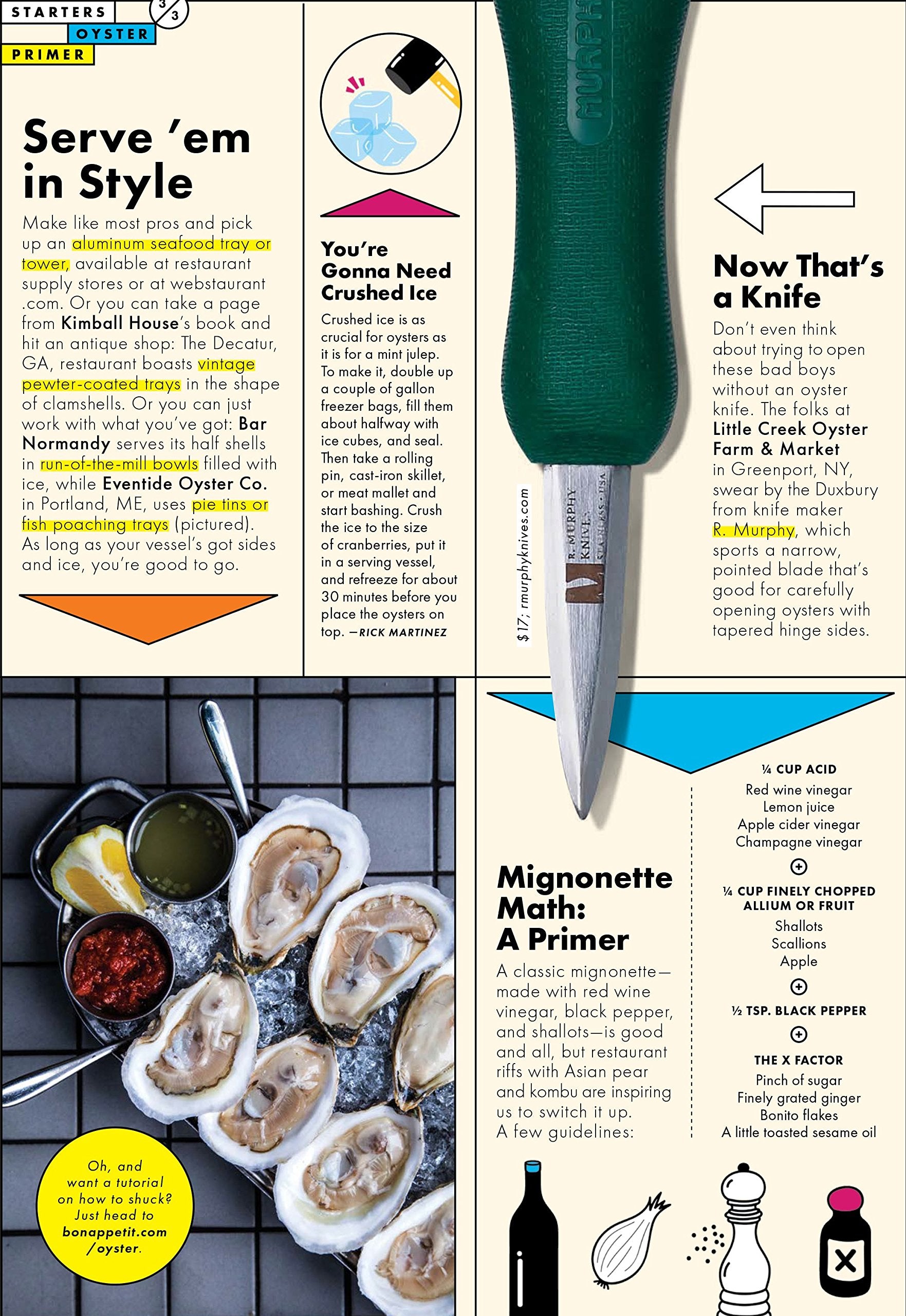 R. Murphy Ramelson Duxbury Oyster Knife ergonomic handle provides comfortable grip