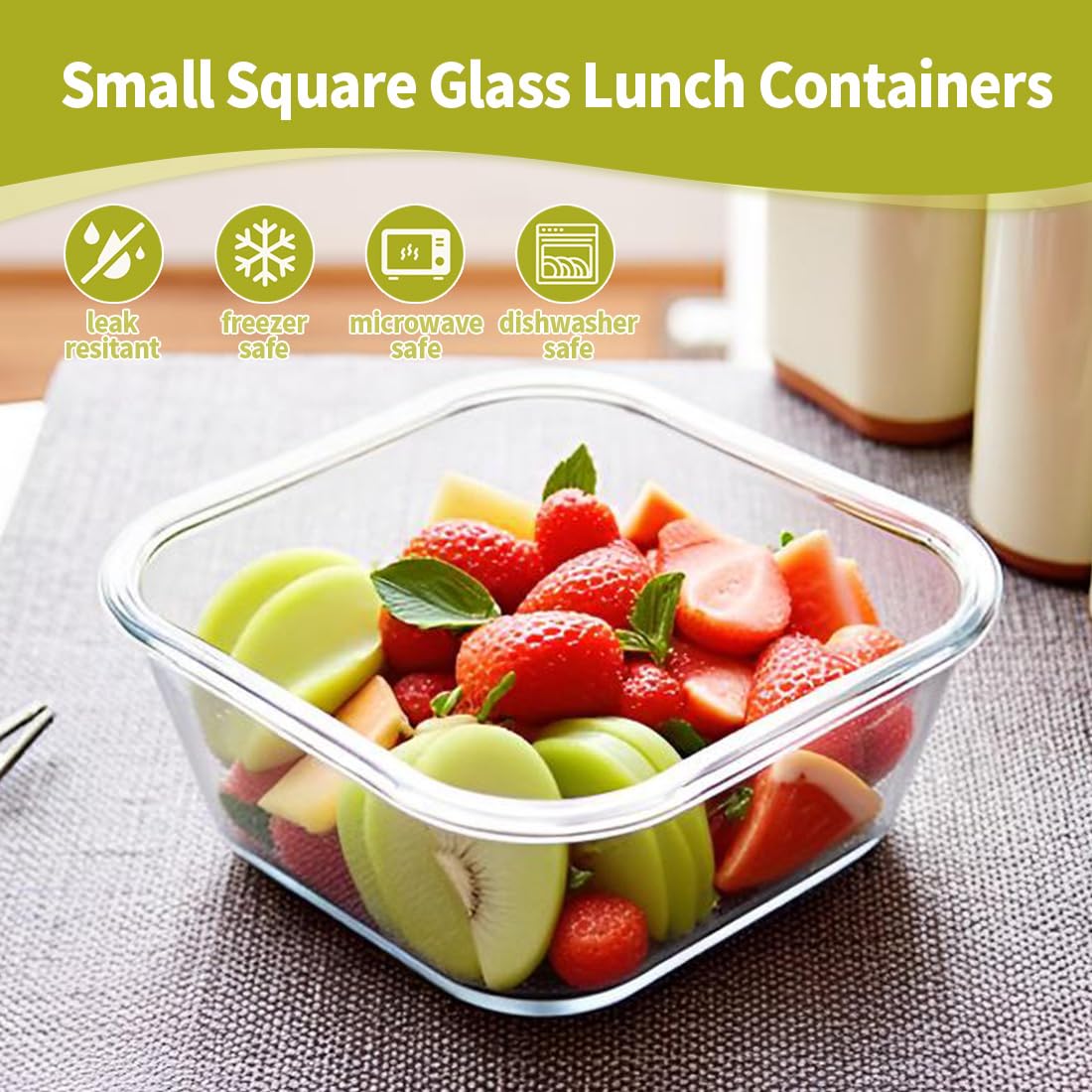 R.repad yay dishwasher-safe glass container for easy cleaning.