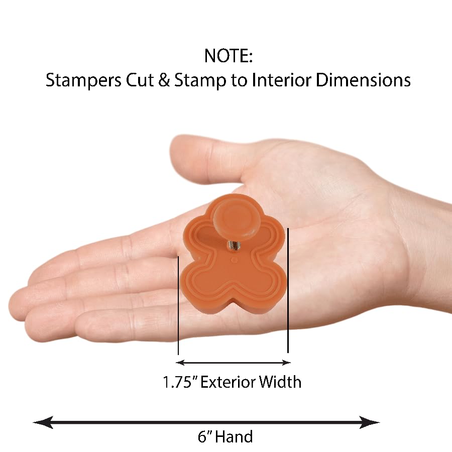 R&M cookie stamp closeup highlights crisp interior stamping dimensions