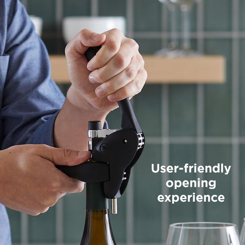 Rabbit bottle sealer in black preserves unfinished wine quality