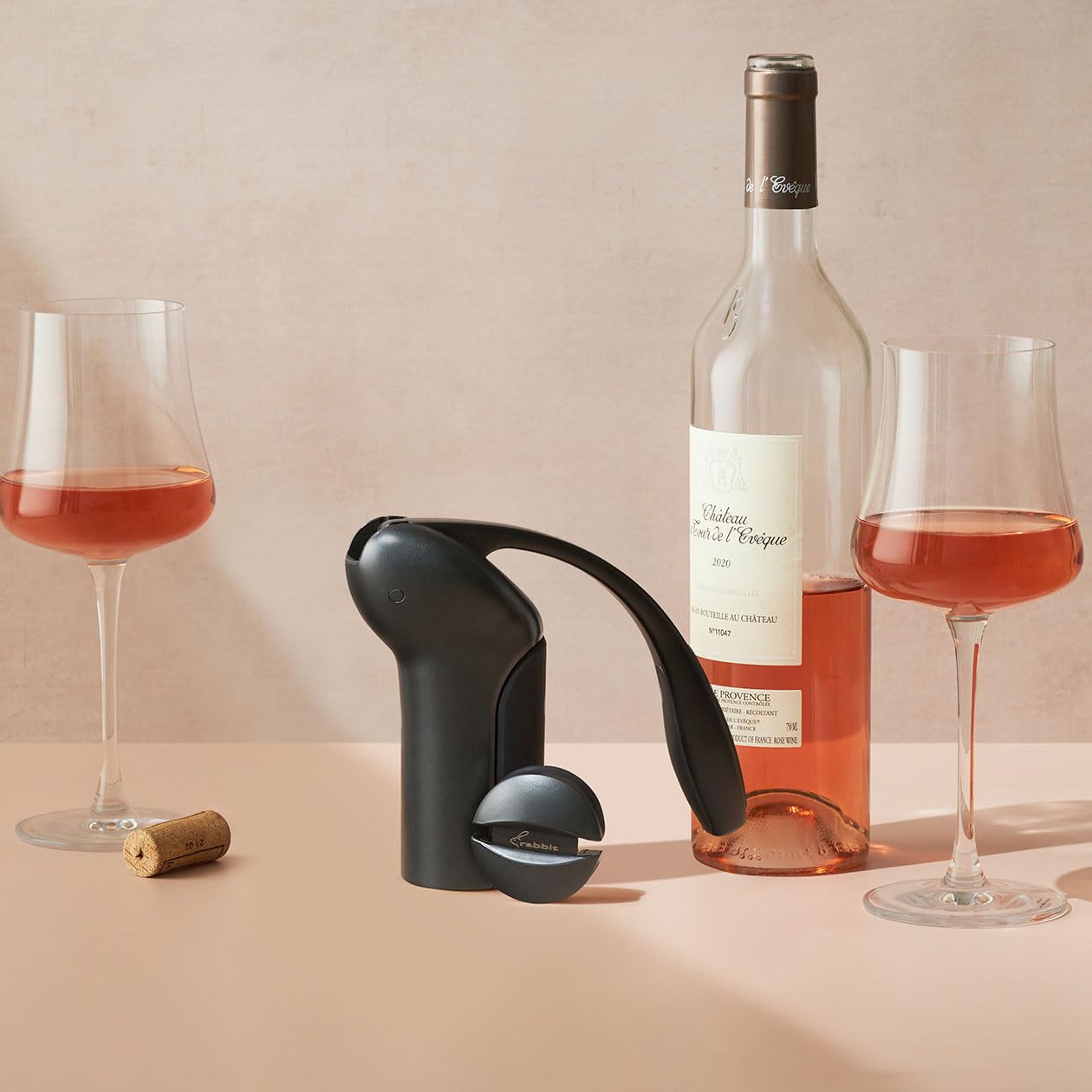 Rabbit compact upright design for stylish storage on your bar