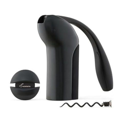 Rabbit vertical lever corkscrew front view highlighting easy cork removal