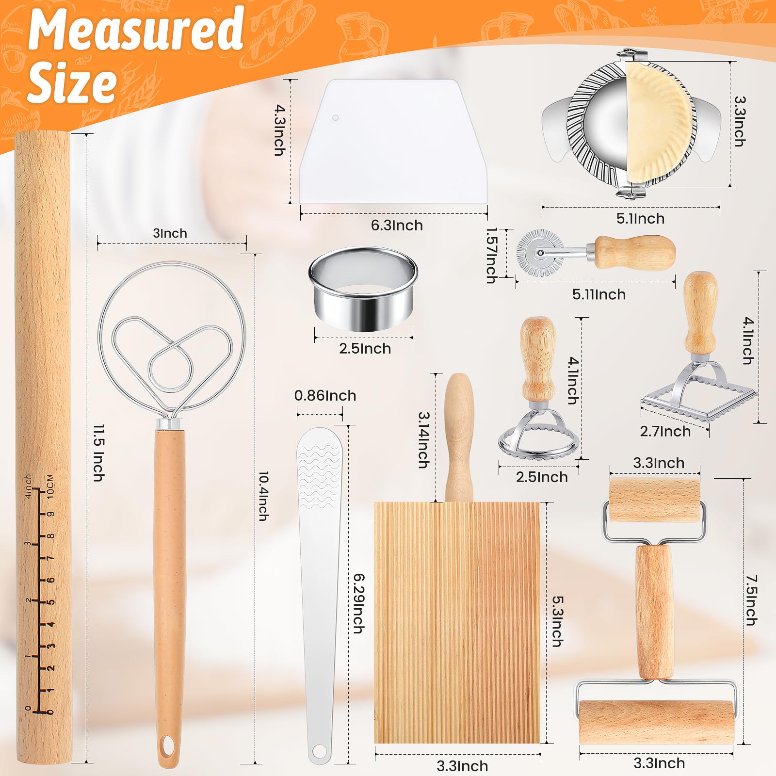 RABOKASI dough-kneading tool for smooth, evenly hydrated dough