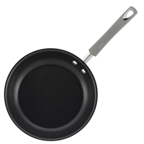 Rachael Ray Brights 10-inch frying pan for even browning and easy cleanup.
