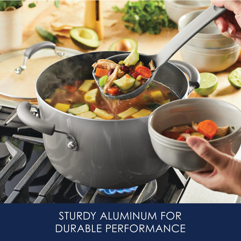 Rachael Ray Brights 8.5-inch frying pan ideal for quick sauté and eggs.