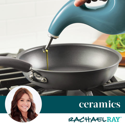Rachael Ray dipping cups pair with this ceramic dispenser