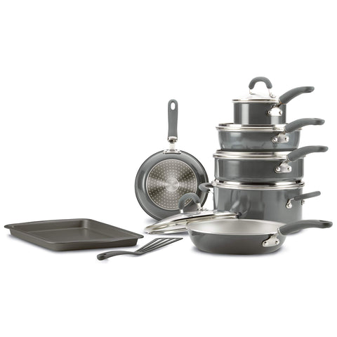 Rachael Ray 9-inch Turner included for easy flipping