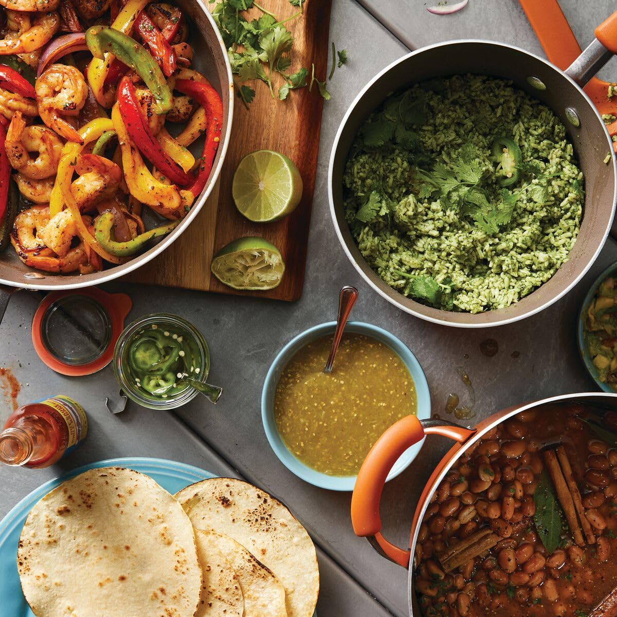 Rachael Ray Cucina 3-quart saute pan with lid for sautéing vegetables and crispy edges.