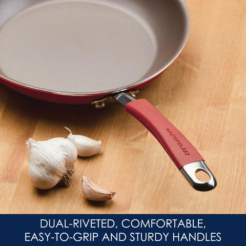Rachael Ray Cucina 10-inch fry pan for searing and quick weeknight dinners