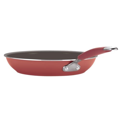 Rachael Ray Cucina hard-enamel exterior resists chips and keeps color
