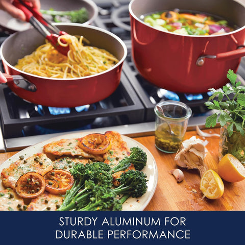 Rachael Ray Cucina 3-quart saucepan with lid ideal for everyday sauces