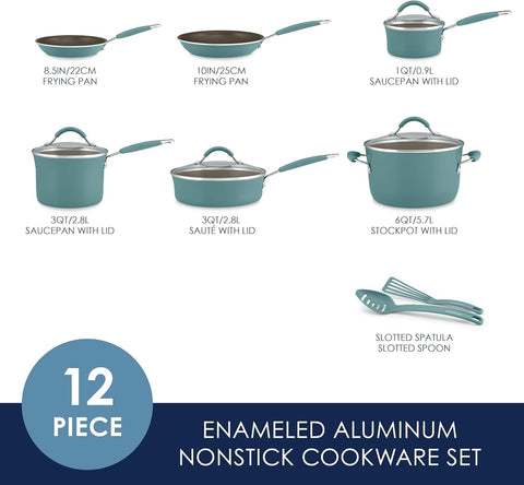 Close-up of nonstick surface demonstrating easy food release