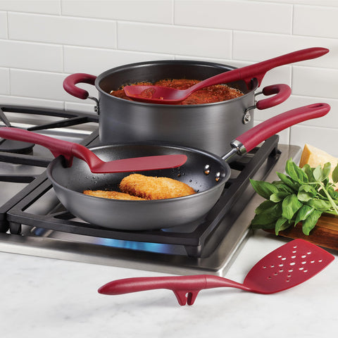 Rachael Ray Lazy Tools flat-head spoon for scooping and scraping.