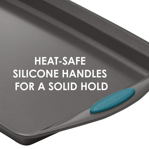 Rachael Ray Yum-o 10x15 sheet pan with insert for versatile baking.