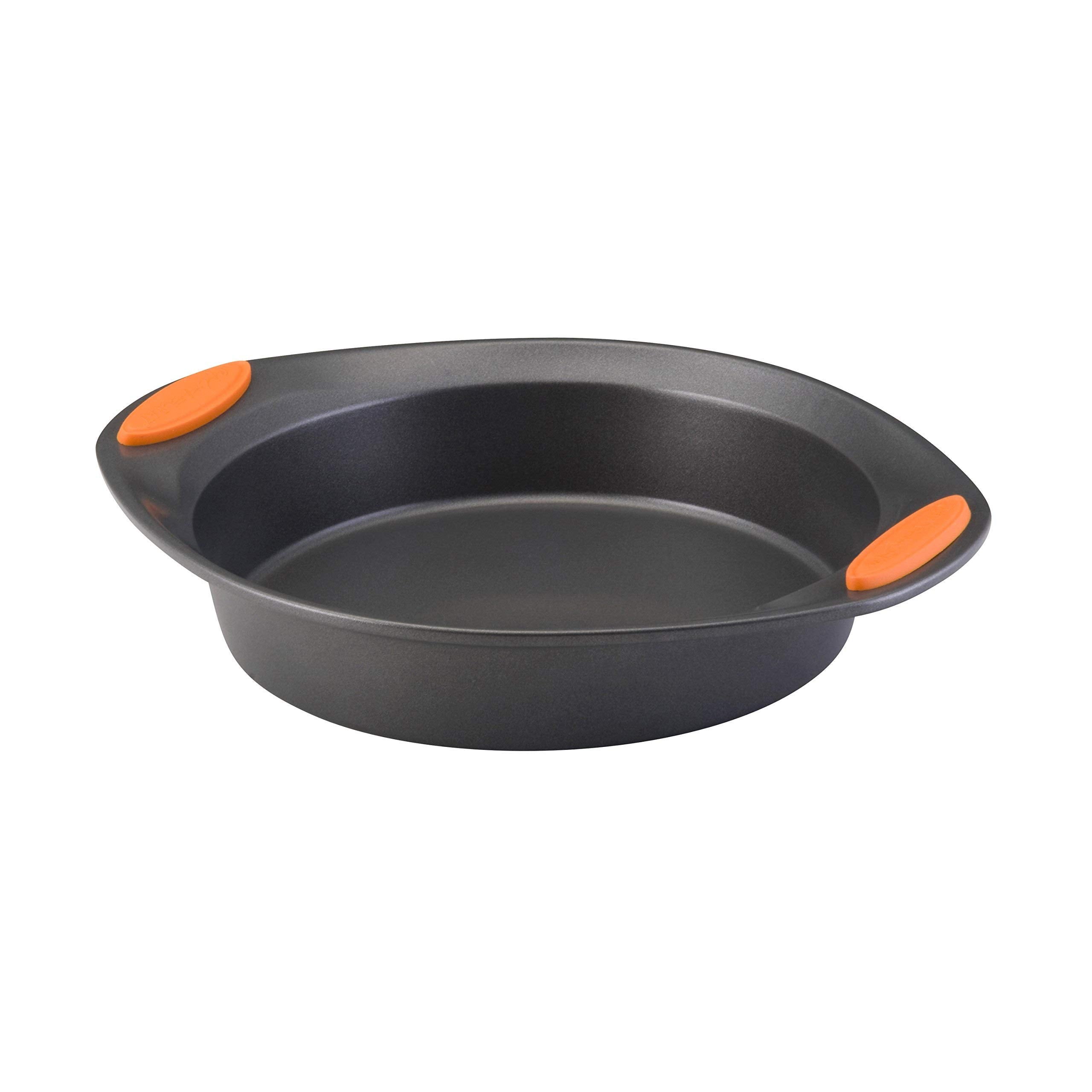 Rachael Ray Yum-o! nine-inch pan with a nonstick surface for easy releases.