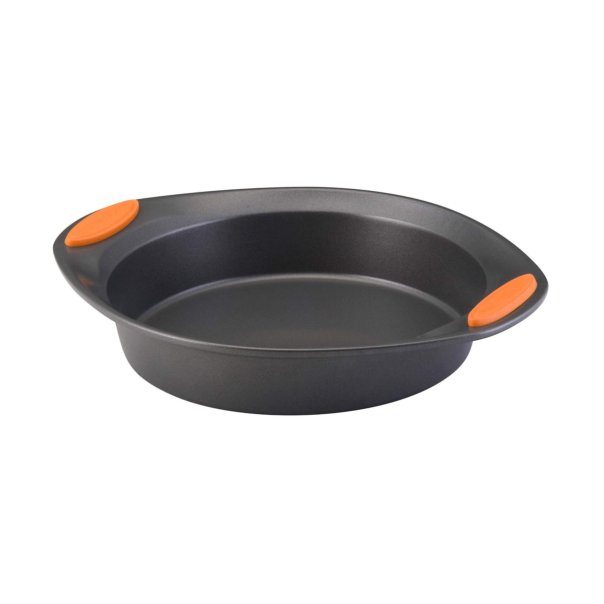 Rachael Ray Yum-o! nine-inch pan with a nonstick surface for easy releases.