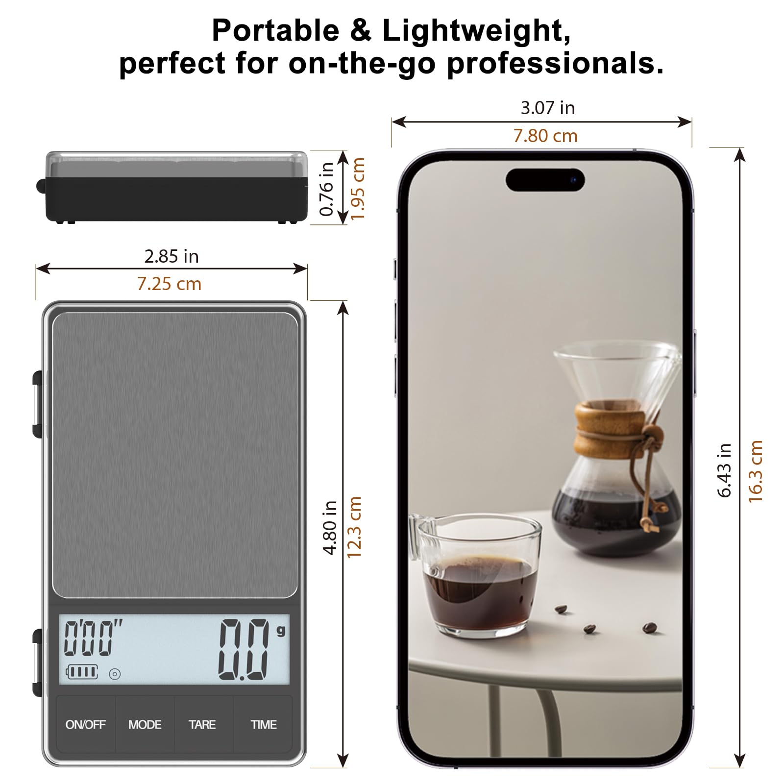 Raclomec coffee scale serves as a trusted barista partner in daily workflow.