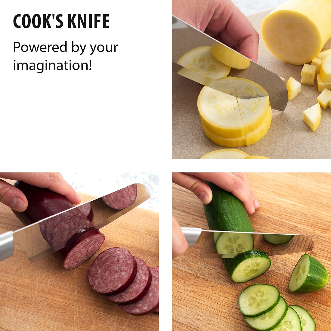 Handle close-up reveals brushed aluminum silver finish for durable daily use