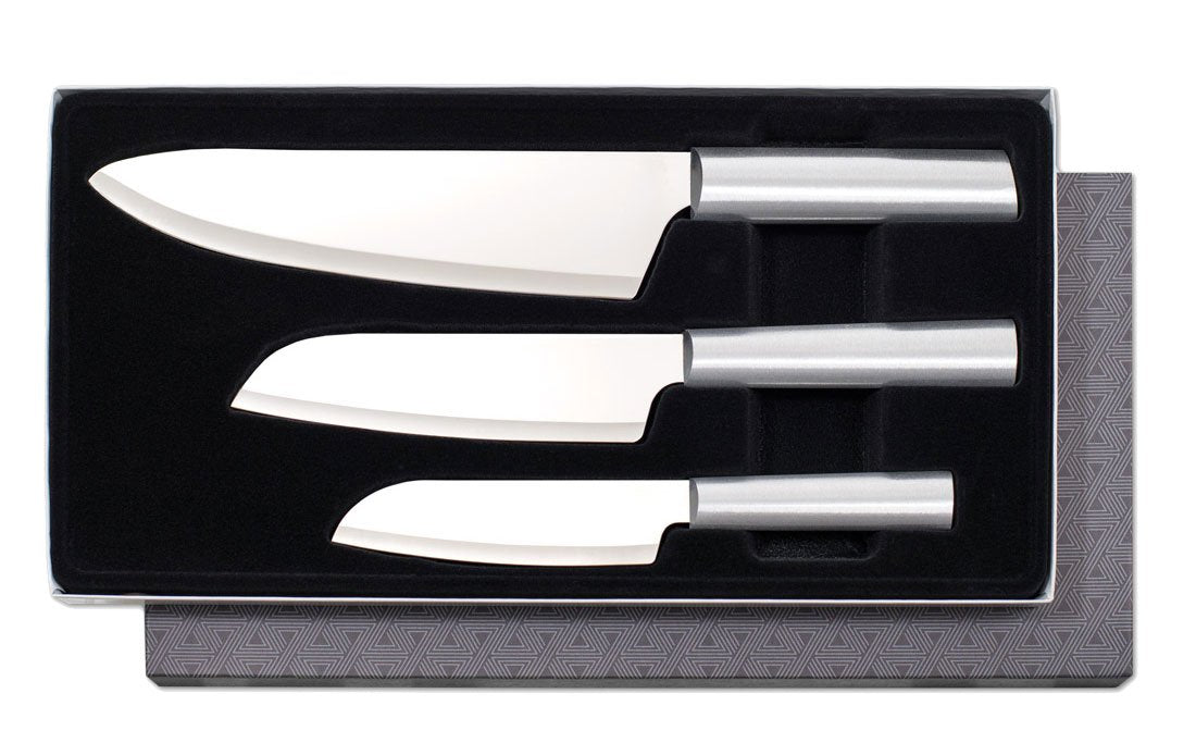 RADA 3-piece Chef Select Knife Set full view for versatile kitchen prep.