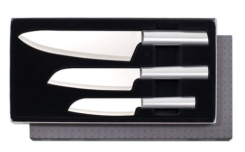 RADA 3-piece Chef Select Knife Set full view for versatile kitchen prep.