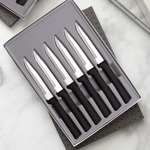 RADA made-in-USA silver handles emphasize durable, dishwasher-safe design for daily meals.