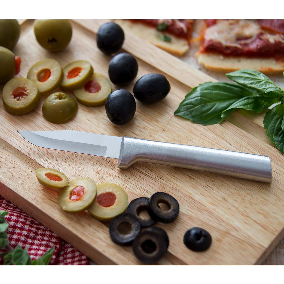RADA quick edge sharpener keeps blades sharp for effortless slicing