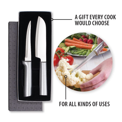RADA S53 Cook Utility knife blade close-up highlighting versatile edge capability